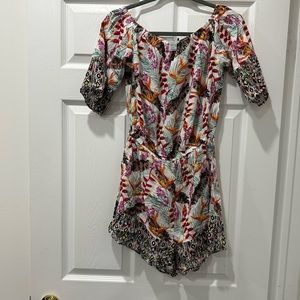 Tropik beach cover up/romper size Small